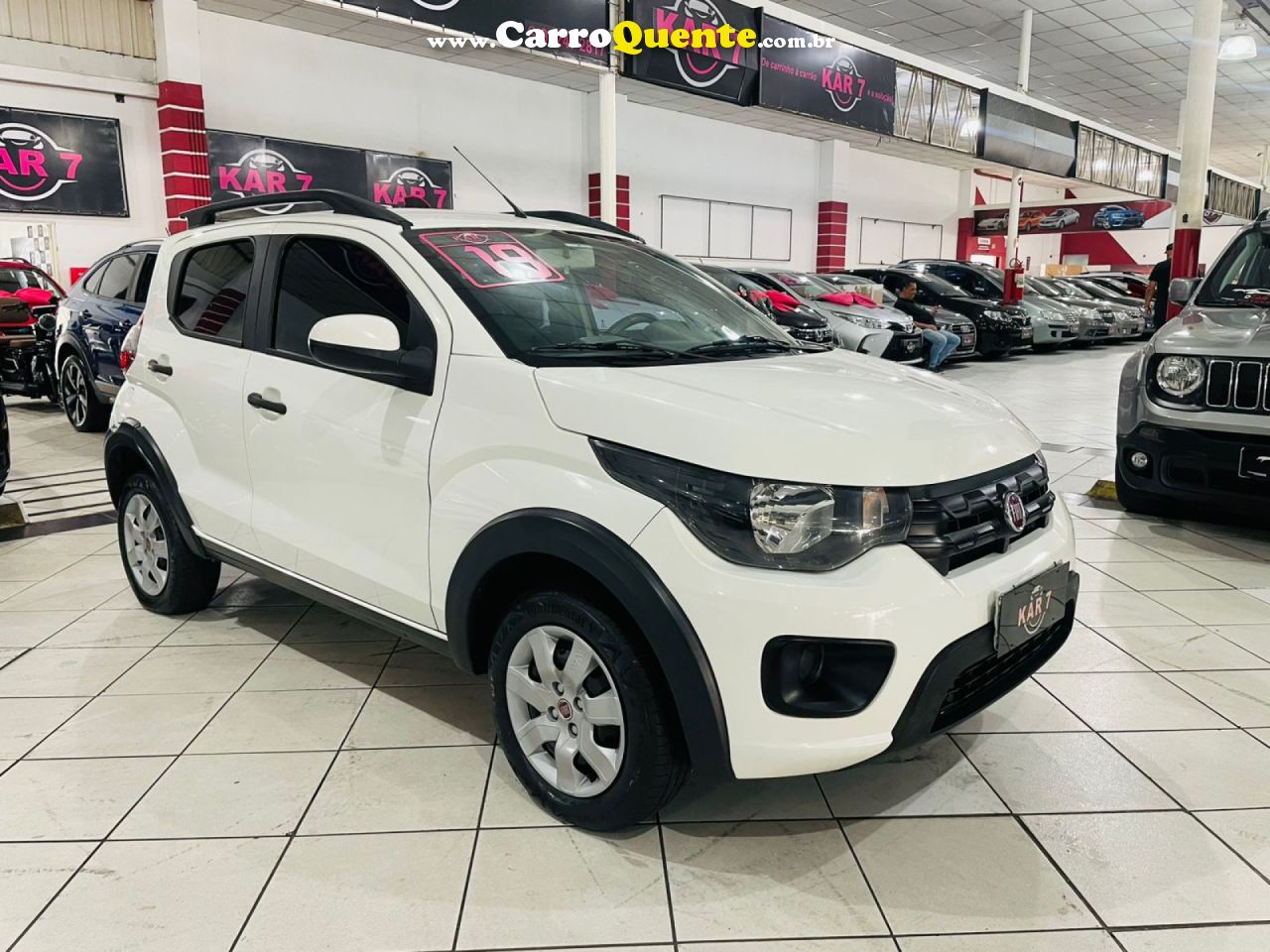 FIAT   MOBI WAY 1.0 FIRE FLEX 5P.   BRANCO 2019 1.0 FLEX - Loja