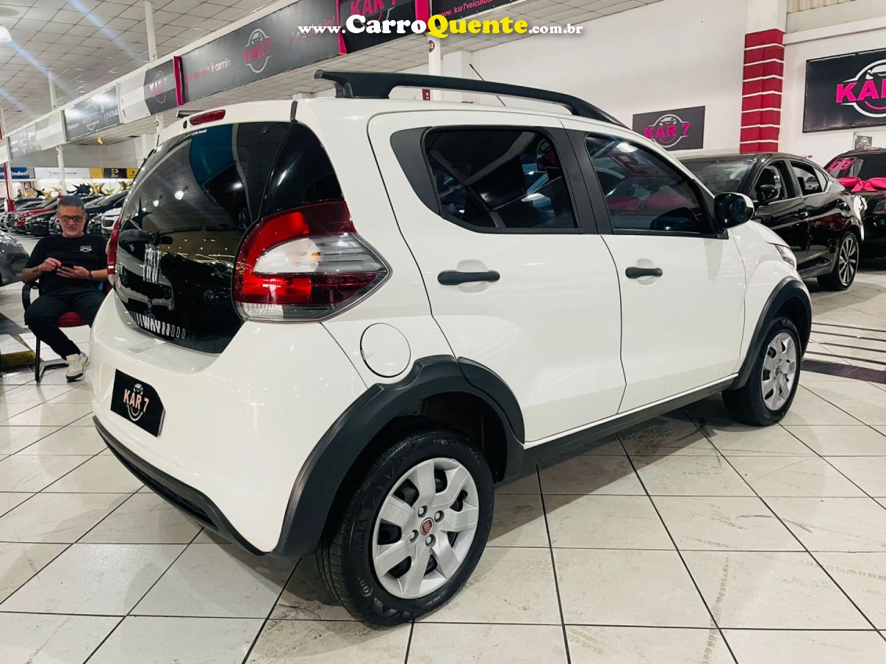 FIAT   MOBI WAY 1.0 FIRE FLEX 5P.   BRANCO 2019 1.0 FLEX - Loja