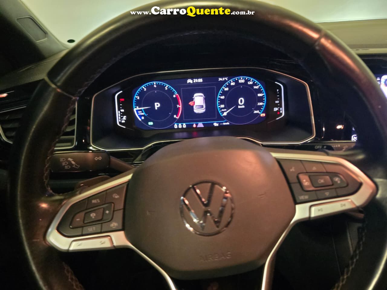 VOLKSWAGEN   NIVUS HIGHLINE 1.0 200 TSI FLEX AUT.   CINZA 2021 1.0 FLEX - Loja