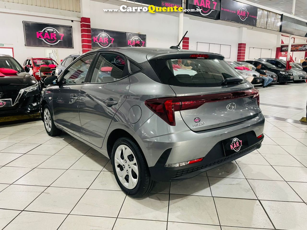 HYUNDAI   HB20 COMF.C.PLUSC.STYLE 1.0 FLEX 12V   CINZA 2026 1.0 FLEX - Loja