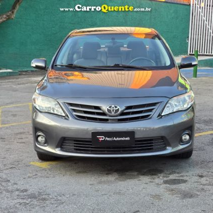 TOYOTA   COROLLA XEI 2.0 FLEX 16V AUT.   CINZA 2012 2.0 FLEX