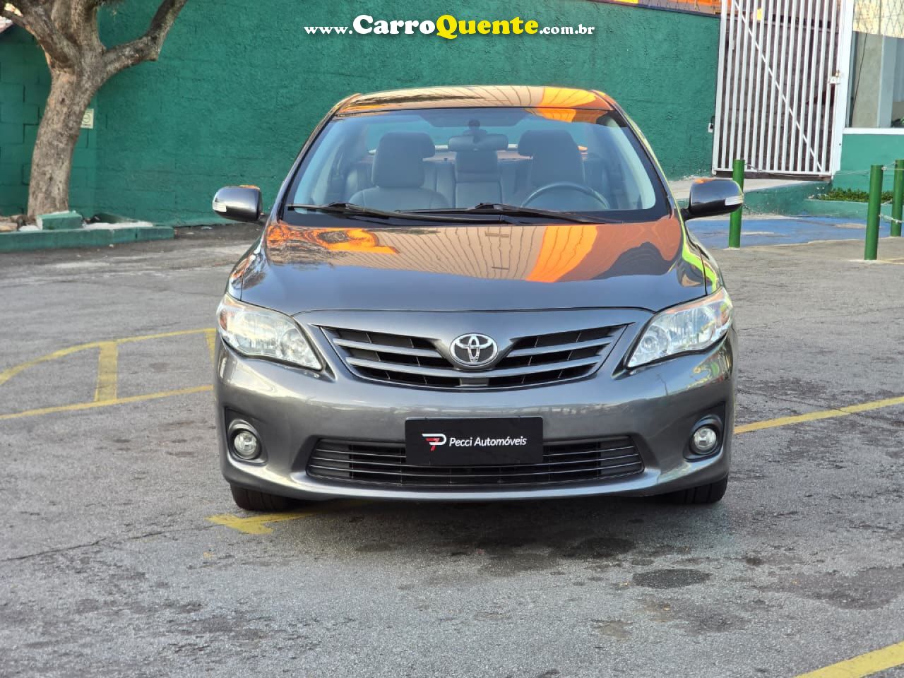 TOYOTA   COROLLA XEI 2.0 FLEX 16V AUT.   CINZA 2012 2.0 FLEX - Loja