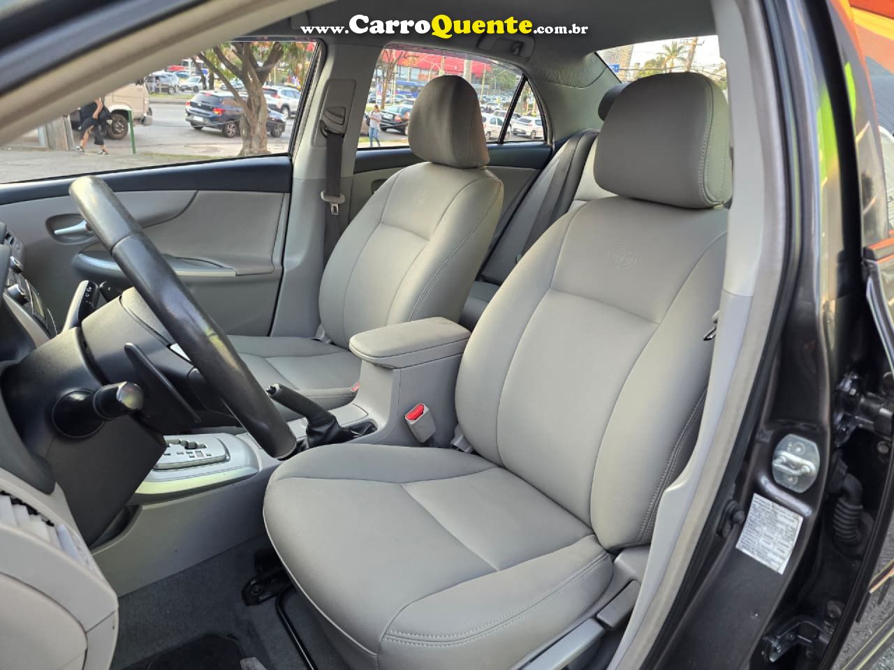 TOYOTA   COROLLA XEI 2.0 FLEX 16V AUT.   CINZA 2012 2.0 FLEX - Loja