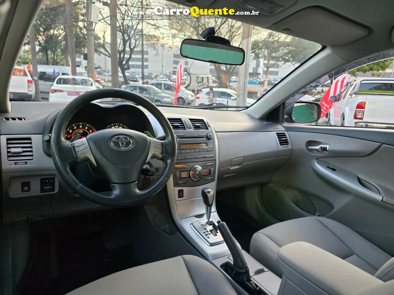 TOYOTA   COROLLA XEI 2.0 FLEX 16V AUT.   CINZA 2012 2.0 FLEX - Loja