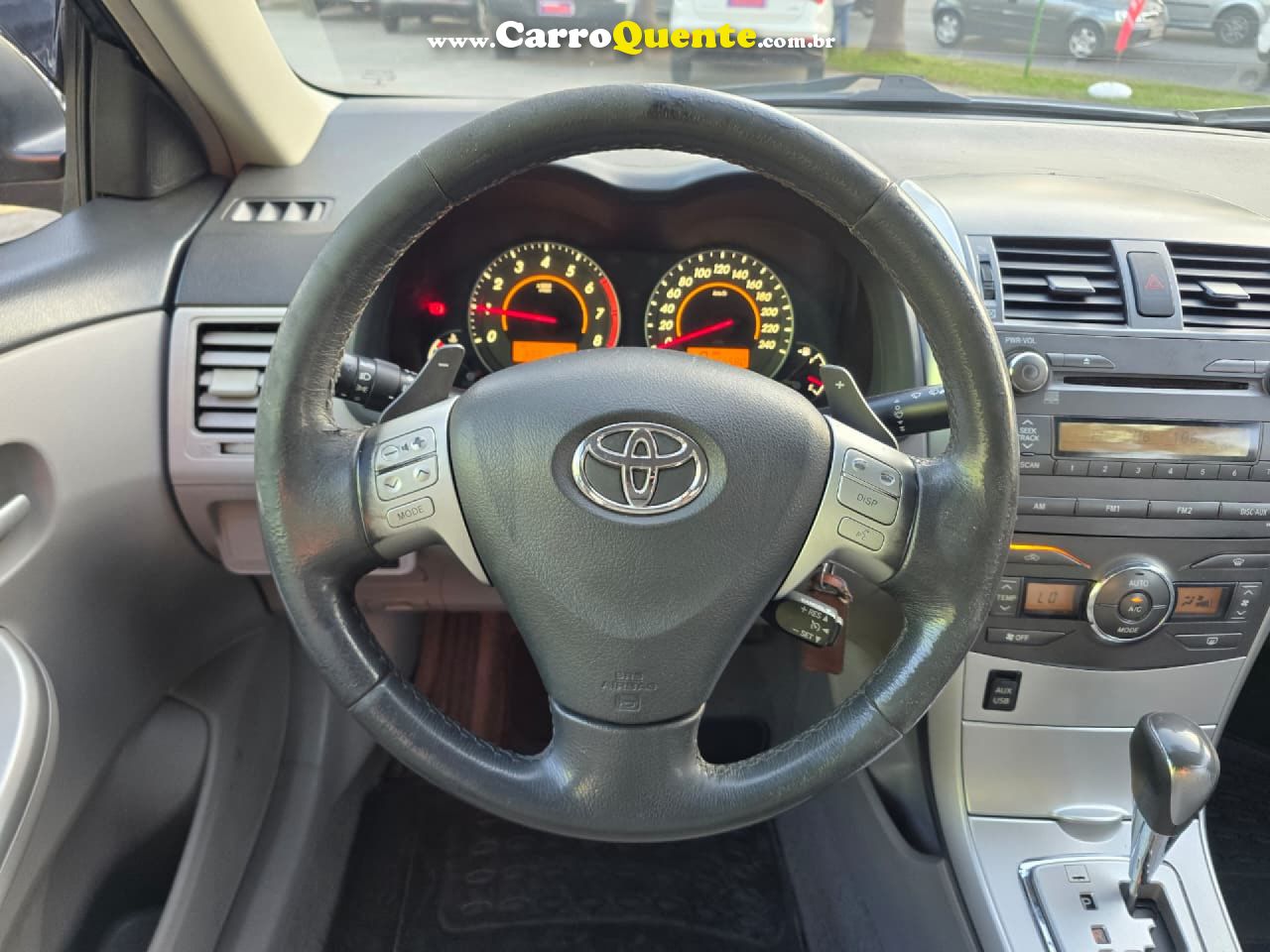 TOYOTA   COROLLA XEI 2.0 FLEX 16V AUT.   CINZA 2012 2.0 FLEX - Loja
