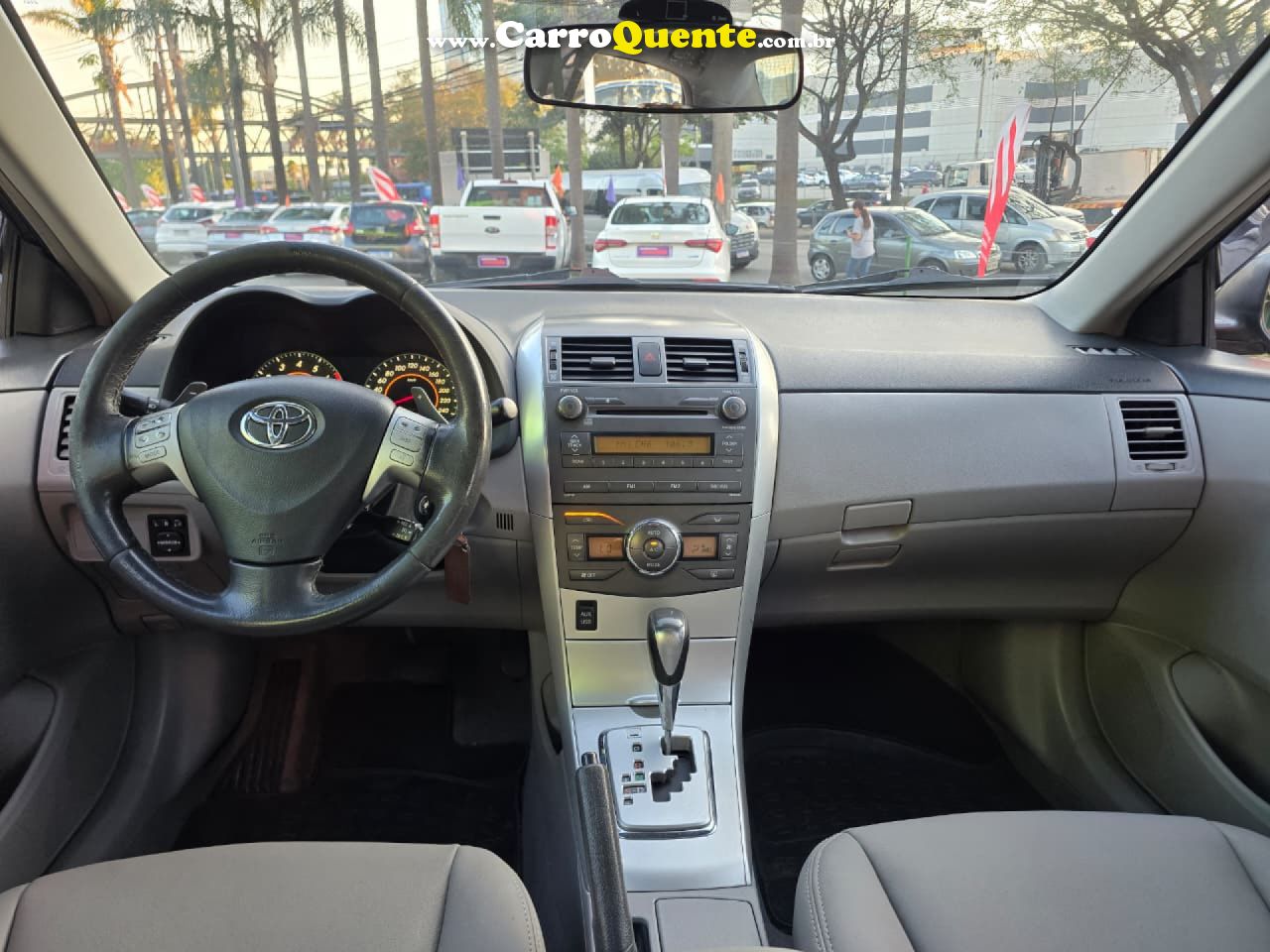 TOYOTA   COROLLA XEI 2.0 FLEX 16V AUT.   CINZA 2012 2.0 FLEX - Loja