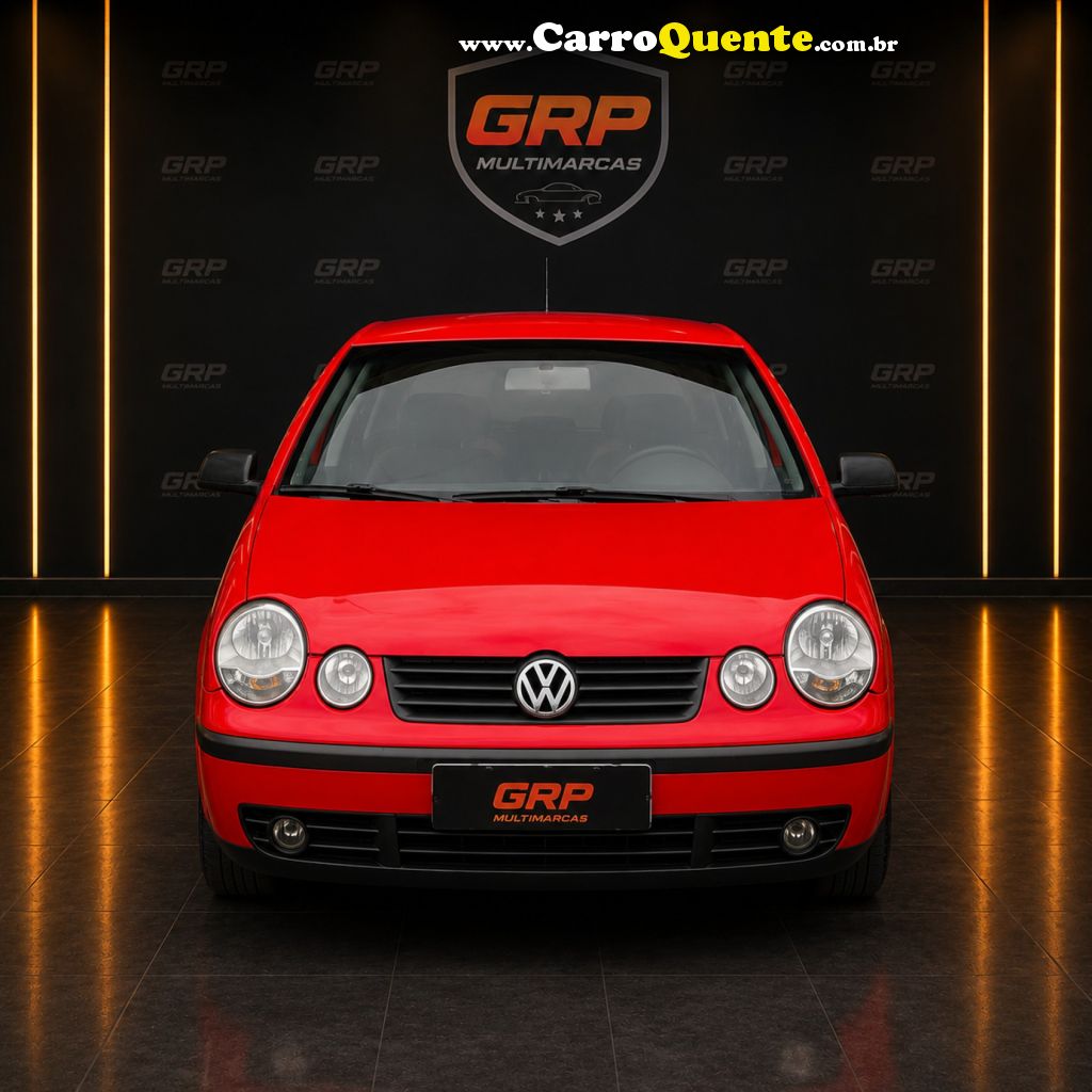 VOLKSWAGEN   POLO 1.6 MI S.OURO 1.6MI 101CV 8V 5P   VERMELHO 2003 1.6 GASOLINA - Loja