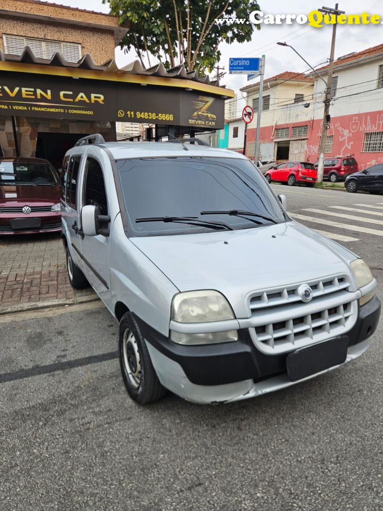 FIAT   DOBLO ELX 1.8 MPI 8V FLEX   PRATA 2007 1.8 FLEX - Loja