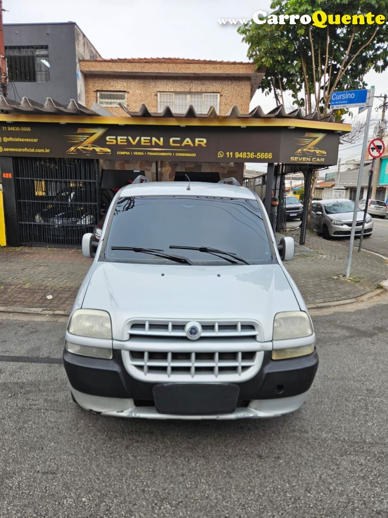 FIAT   DOBLO ELX 1.8 MPI 8V FLEX   PRATA 2007 1.8 FLEX - Loja