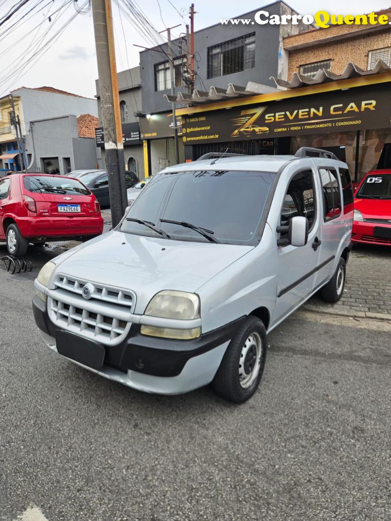 FIAT   DOBLO ELX 1.8 MPI 8V FLEX   PRATA 2007 1.8 FLEX - Loja