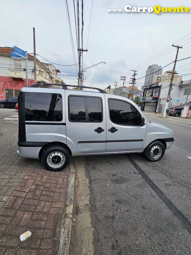 FIAT   DOBLO ELX 1.8 MPI 8V FLEX   PRATA 2007 1.8 FLEX - Loja