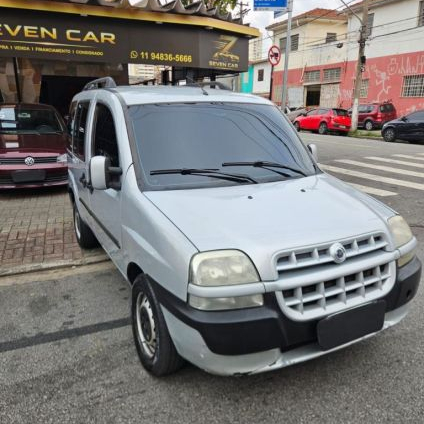 FIAT   DOBLO ELX 1.8 MPI 8V FLEX   PRATA 2007 1.8 FLEX