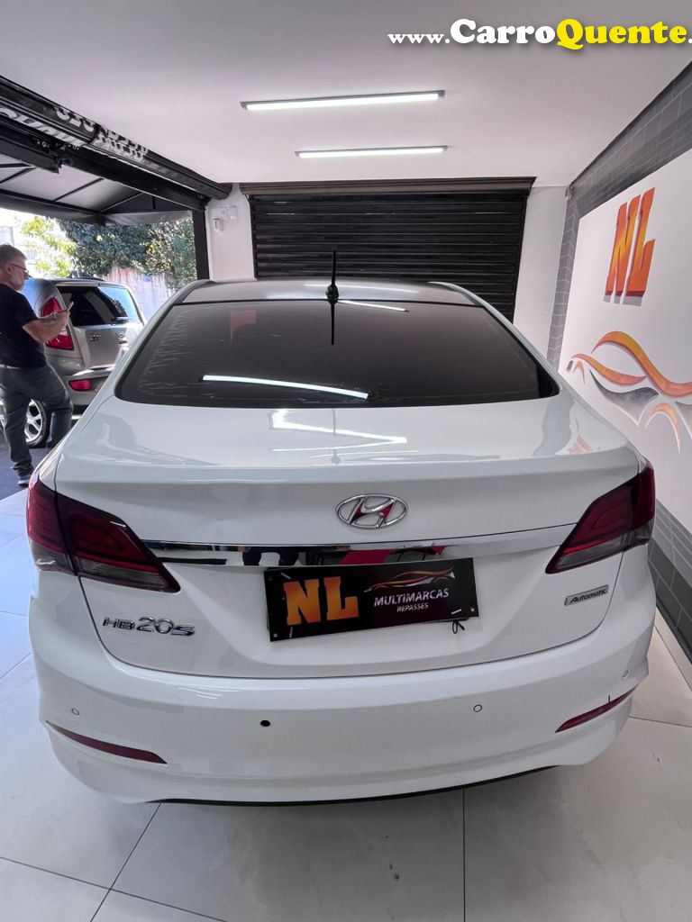 HYUNDAI   HB20S PREMIUM 1.6 FLEX 16V AUT. 4P   BRANCO 2016 1.6 FLEX - Loja