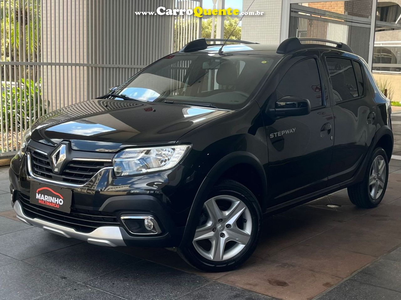 RENAULT   SANDERO STEPWAY ZEN 1.6 UNICA DONA BAIXISSIMA KM REVISÕES CSS   PRETO 2023 1.6 FLEX - Loja