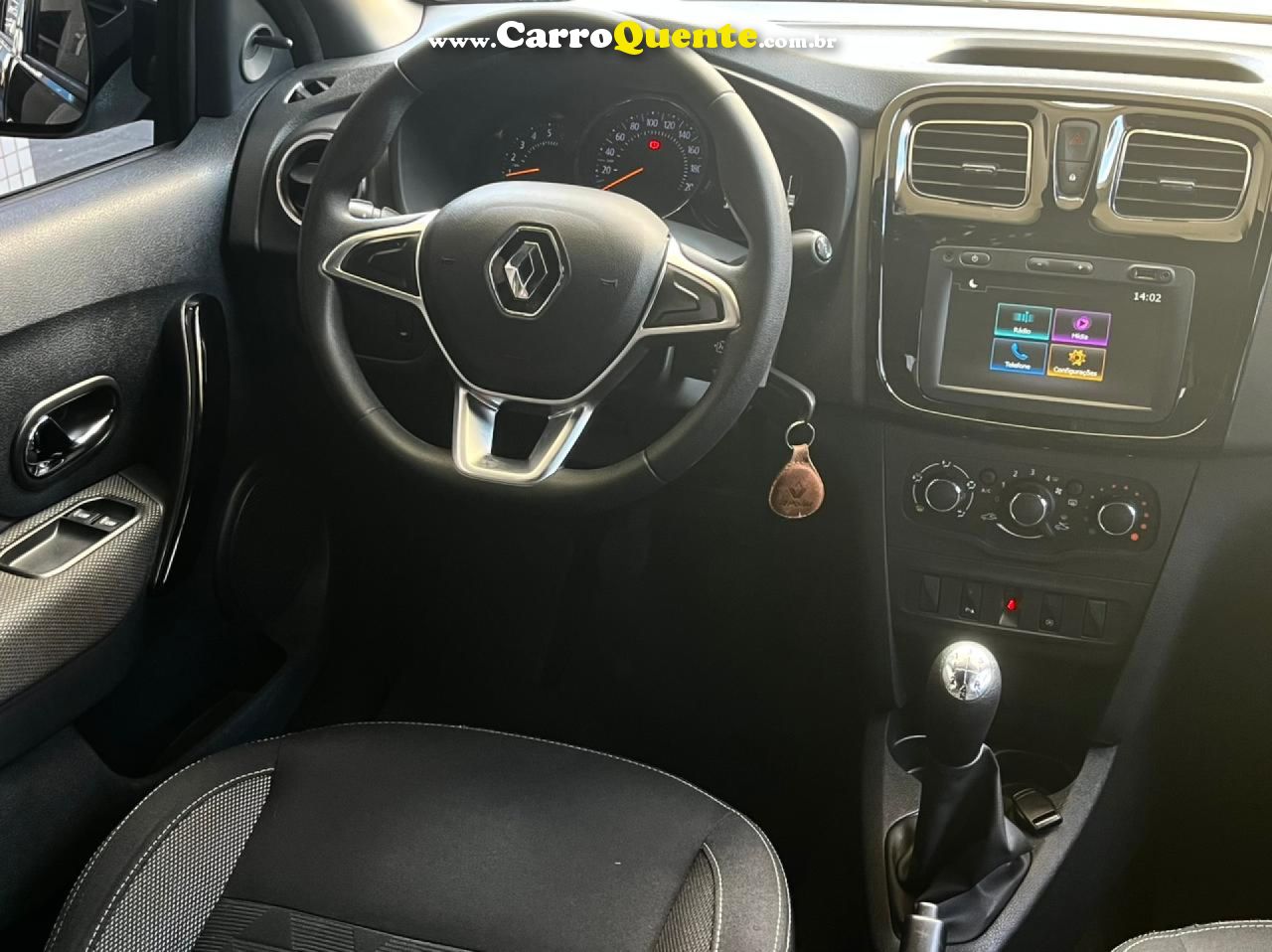 RENAULT   SANDERO STEPWAY ZEN 1.6 UNICA DONA BAIXISSIMA KM REVISÕES CSS   PRETO 2023 1.6 FLEX - Loja