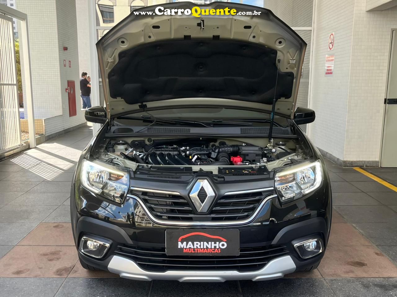 RENAULT   SANDERO STEPWAY ZEN 1.6 UNICA DONA BAIXISSIMA KM REVISÕES CSS   PRETO 2023 1.6 FLEX - Loja
