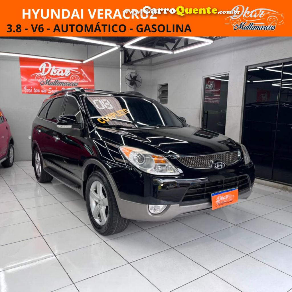 HYUNDAI   HYUNDAI VERACRUZ 3.8 V6   PRETO 2008 3.8 GASOLINA - Loja