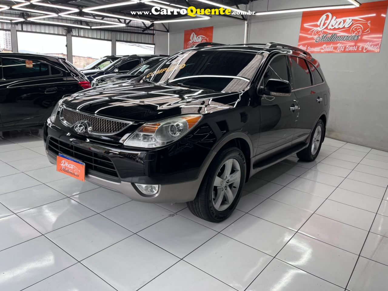 HYUNDAI   HYUNDAI VERACRUZ 3.8 V6   PRETO 2008 3.8 GASOLINA - Loja