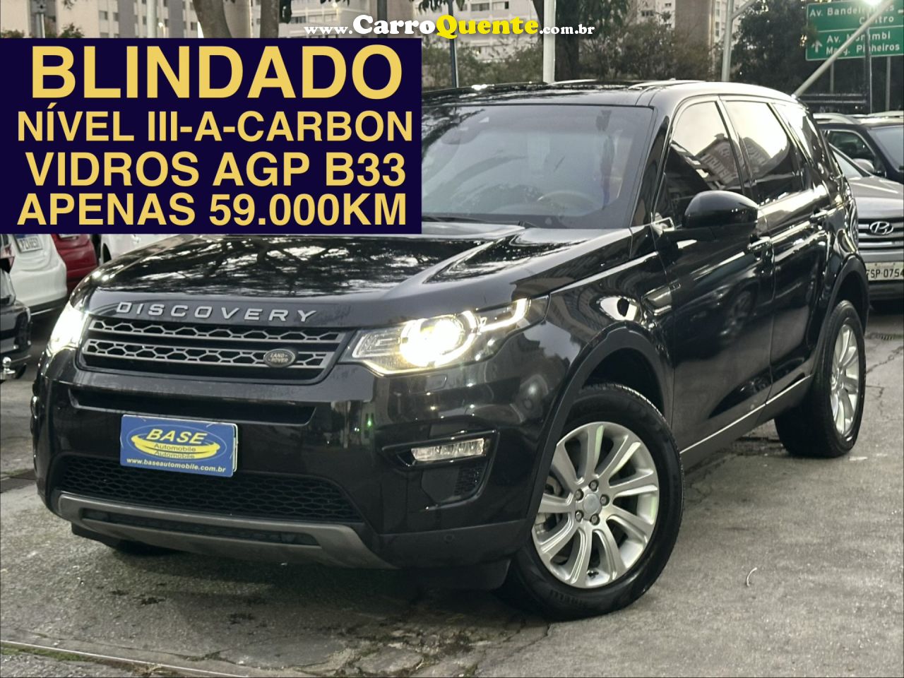 LAND ROVER   DISCOVERY SPORT SE 2.0 4X4 AUT.FLEX   PRETO 2018 2.0 GASOLINA - Loja