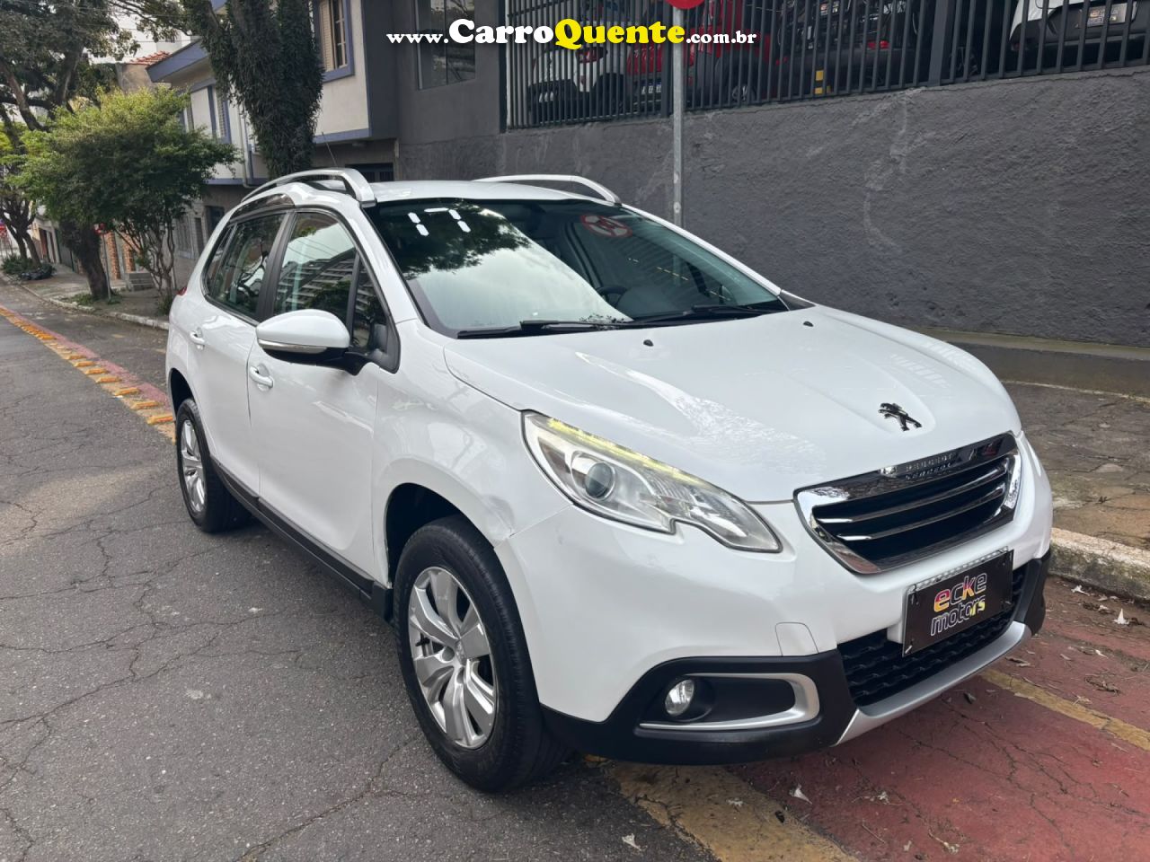 PEUGEOT   2008 ALLURE 1.6 FLEX 16V 5P AUT.   BRANCO 2017 1.6 FLEX - Loja