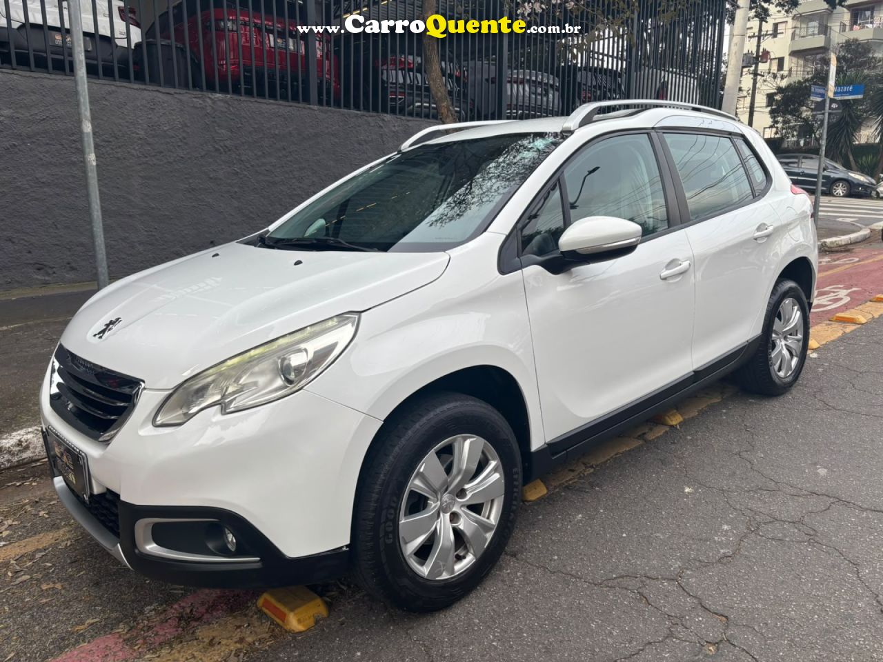 PEUGEOT   2008 ALLURE 1.6 FLEX 16V 5P AUT.   BRANCO 2017 1.6 FLEX - Loja