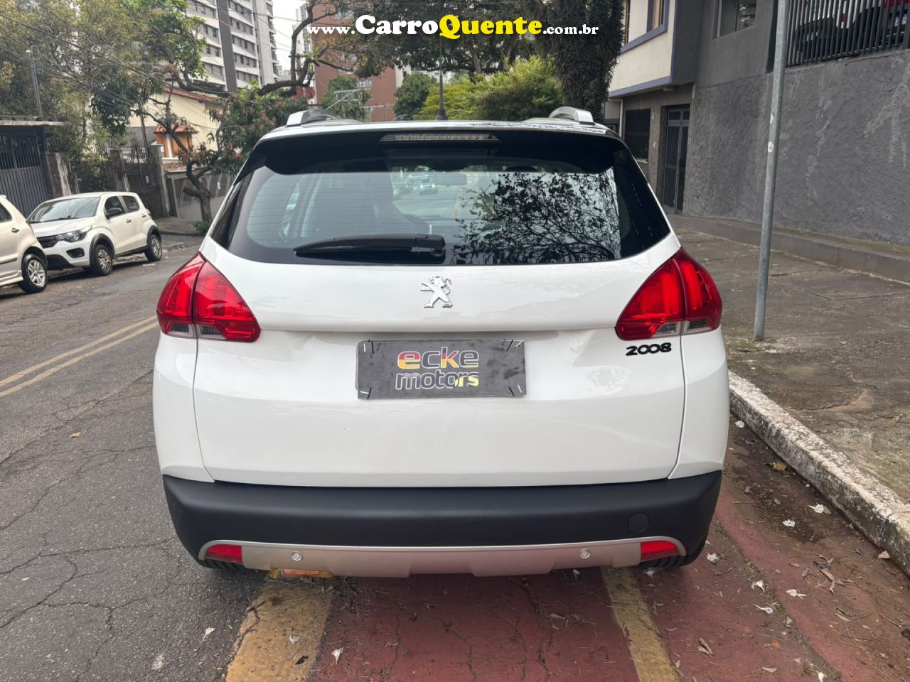 PEUGEOT   2008 ALLURE 1.6 FLEX 16V 5P AUT.   BRANCO 2017 1.6 FLEX - Loja