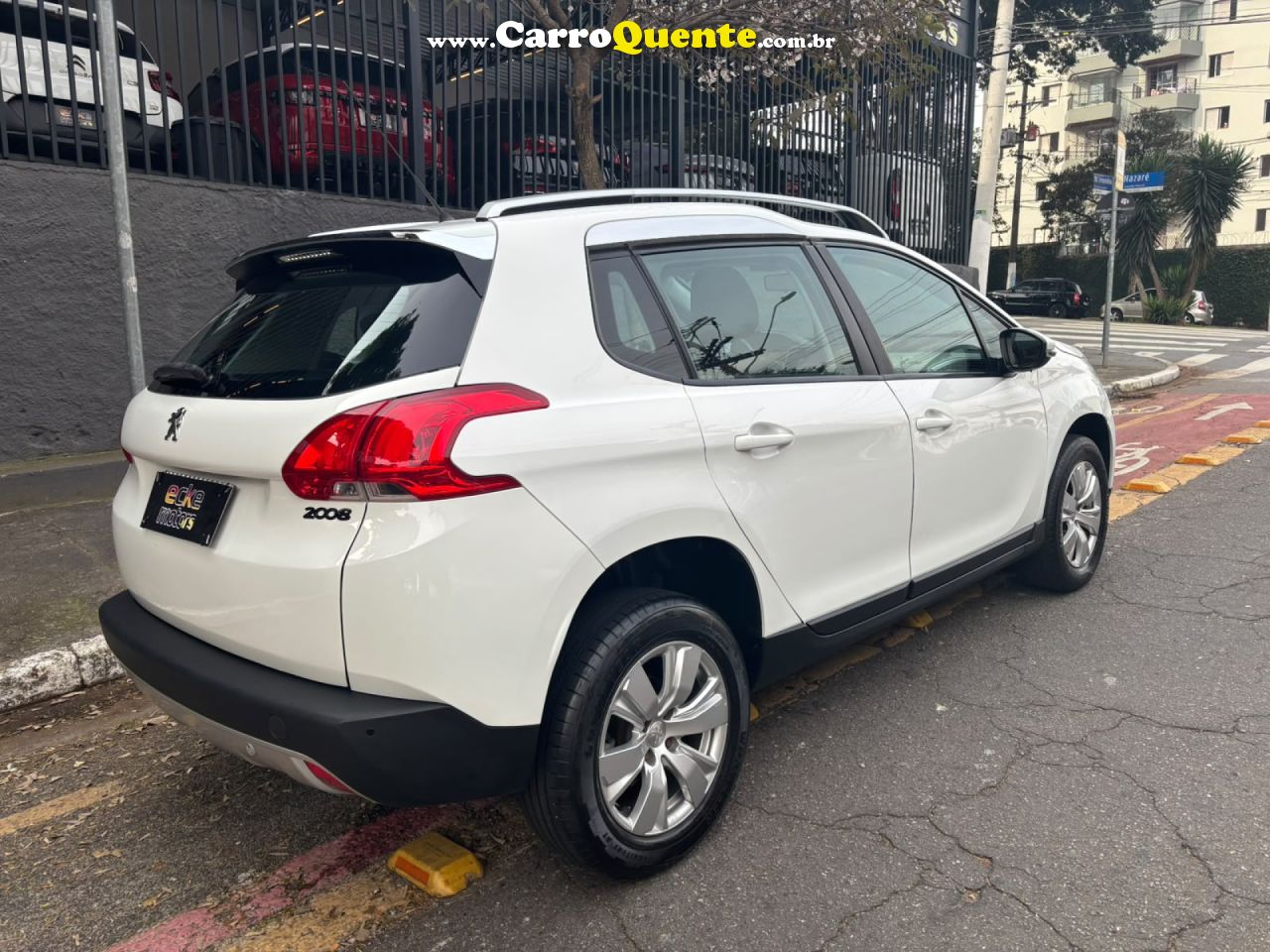 PEUGEOT   2008 ALLURE 1.6 FLEX 16V 5P AUT.   BRANCO 2017 1.6 FLEX - Loja