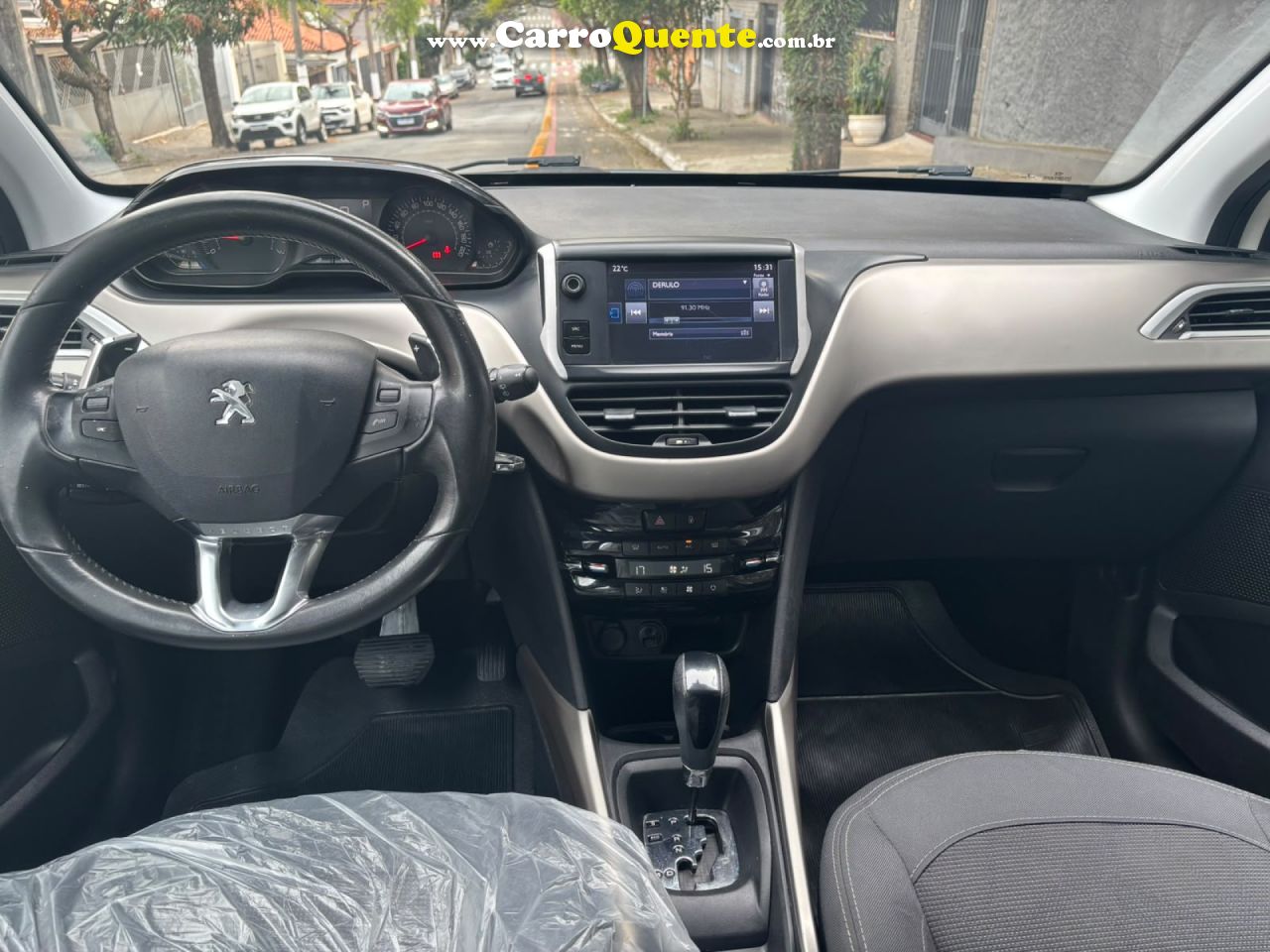 PEUGEOT   2008 ALLURE 1.6 FLEX 16V 5P AUT.   BRANCO 2017 1.6 FLEX - Loja