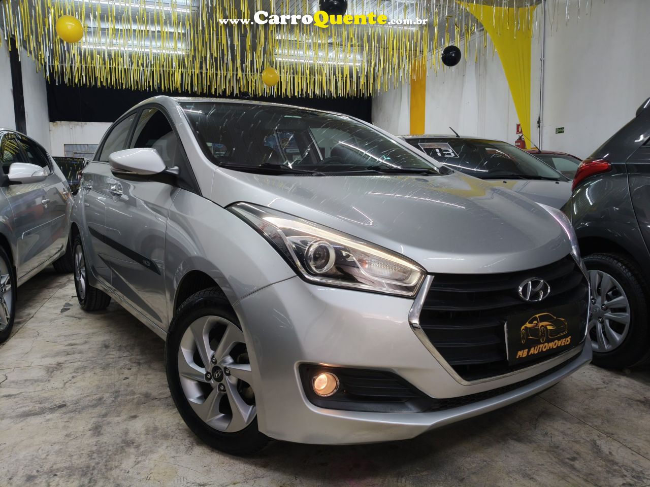 HYUNDAI   HB20 PREMIUM 1.6 FLEX 16V AUT.   PRATA 2018 1.6 FLEX - Loja