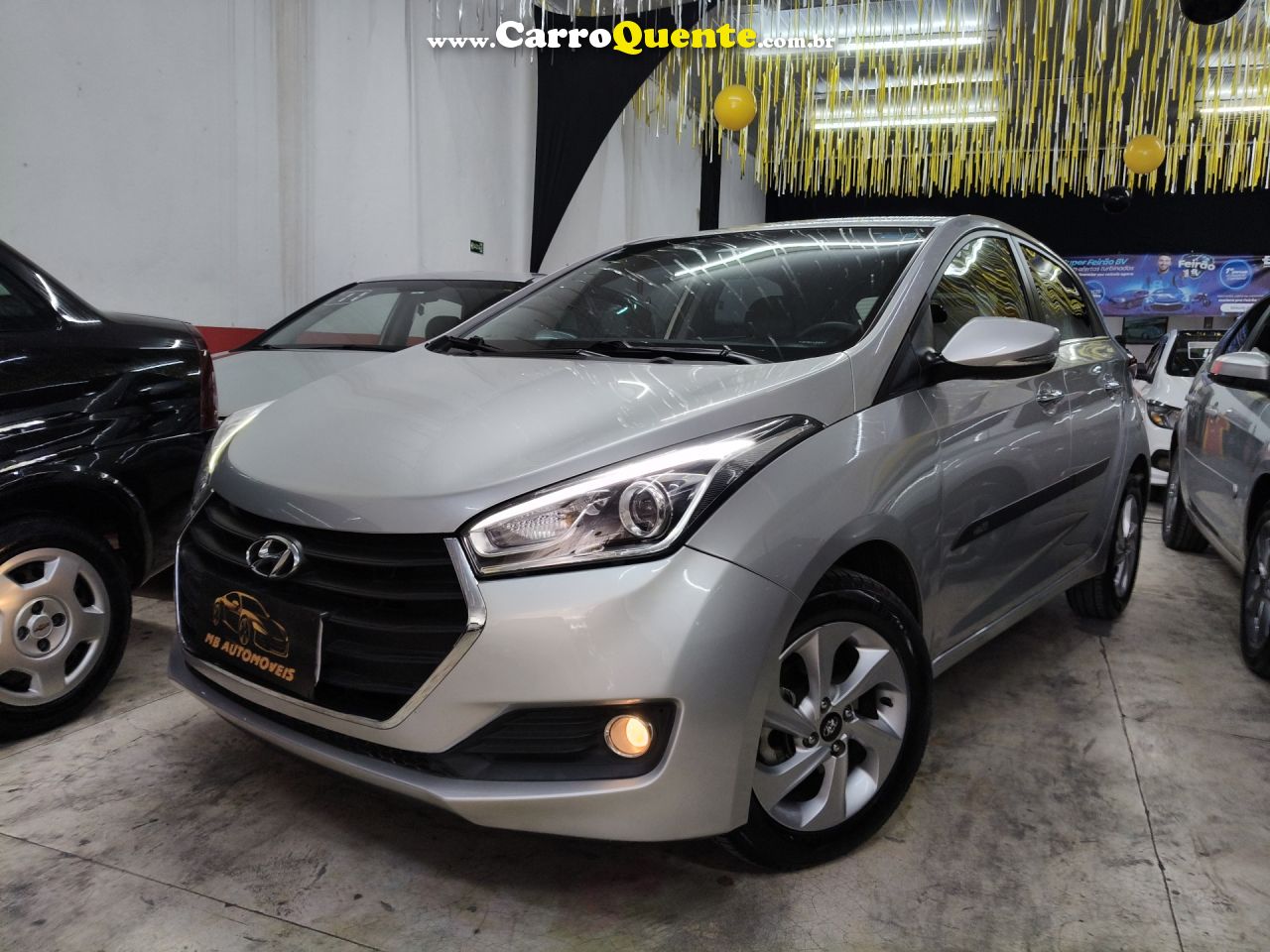HYUNDAI   HB20 PREMIUM 1.6 FLEX 16V AUT.   PRATA 2018 1.6 FLEX - Loja