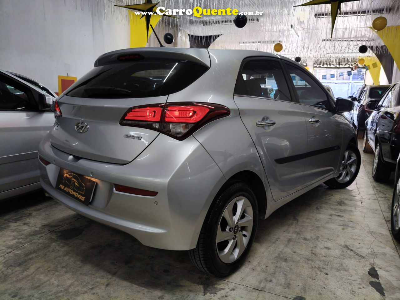 HYUNDAI   HB20 PREMIUM 1.6 FLEX 16V AUT.   PRATA 2018 1.6 FLEX - Loja