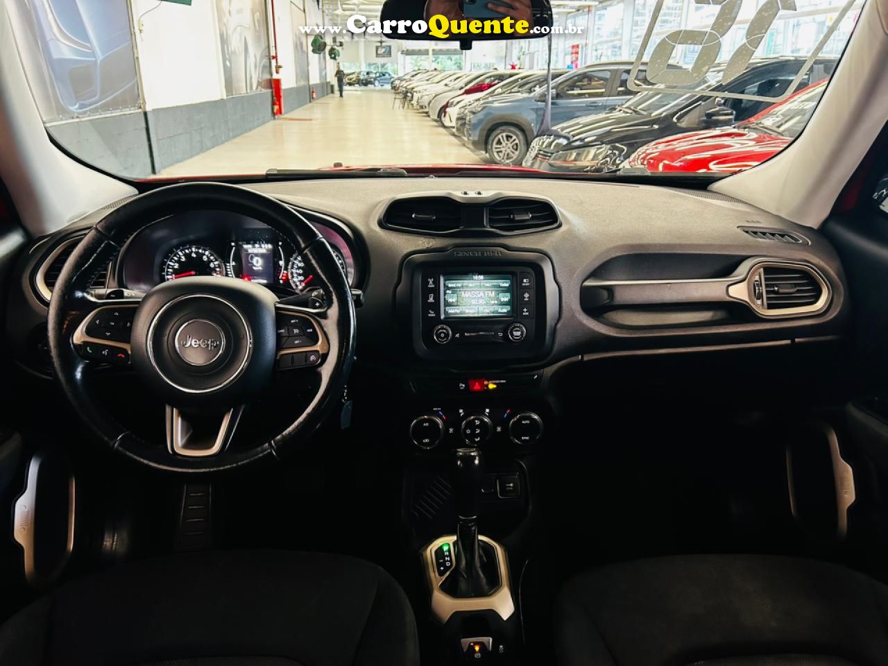JEEP   RENEGADE LONGITUDE 1.8 4X2 FLEX 16V AUT.   VERMELHO 2016 1.8 FLEX - Loja
