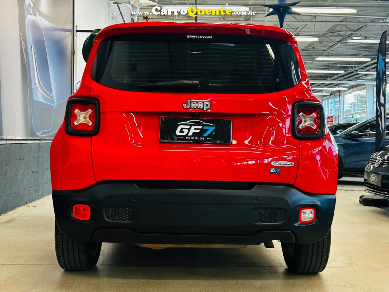 JEEP   RENEGADE LONGITUDE 1.8 4X2 FLEX 16V AUT.   VERMELHO 2016 1.8 FLEX - Loja