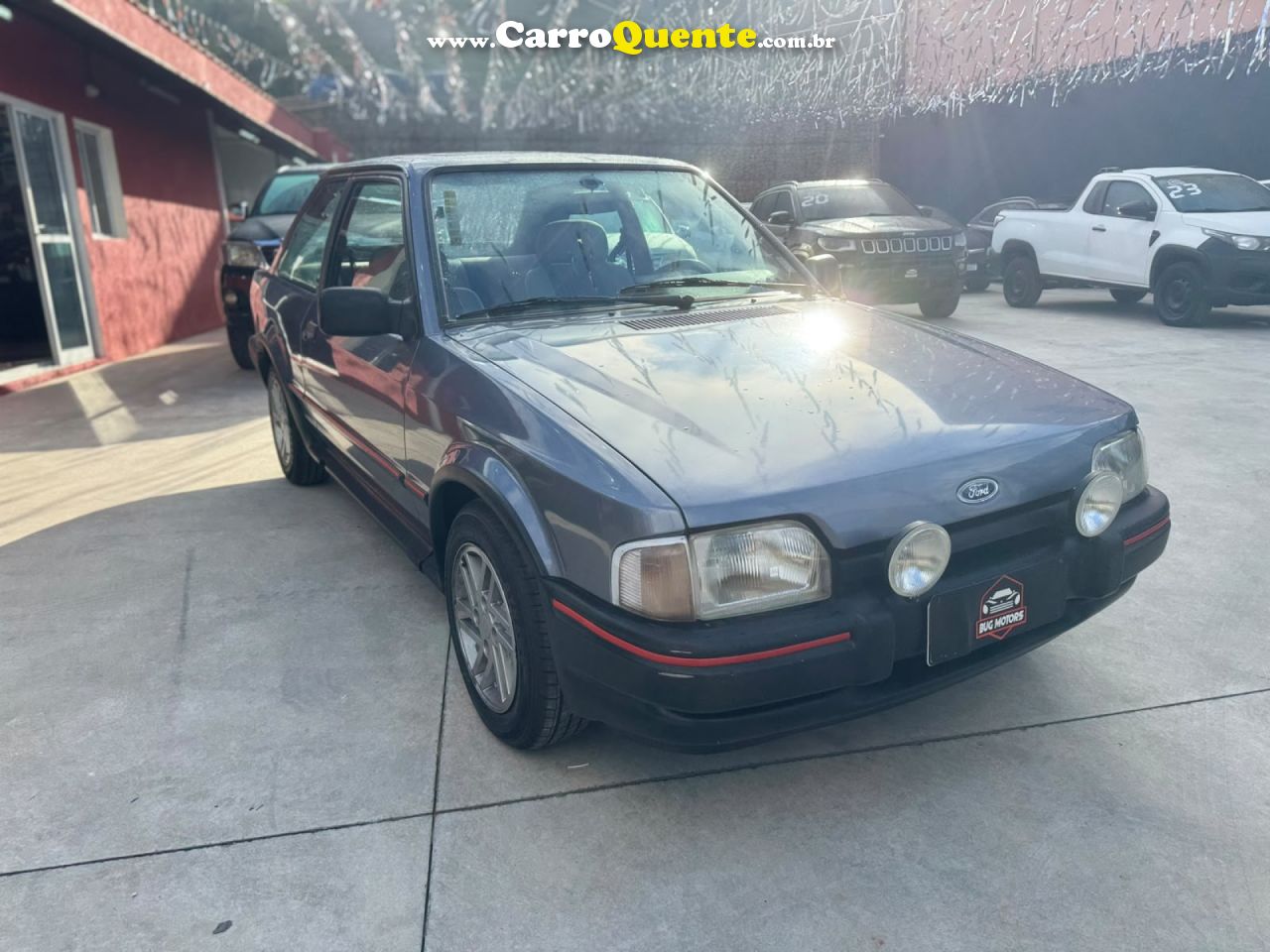 FORD   ESCORT XR3 1.8  1.6 BENETONFORM.LASER   CINZA 1989 1.8 ÁLCOOL - Loja