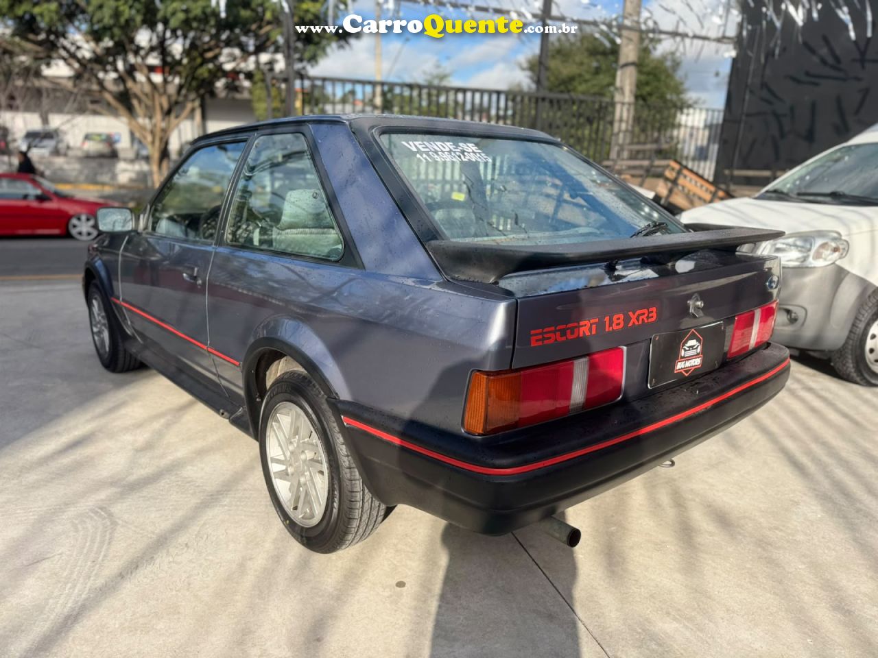 FORD   ESCORT XR3 1.8  1.6 BENETONFORM.LASER   CINZA 1989 1.8 ÁLCOOL - Loja