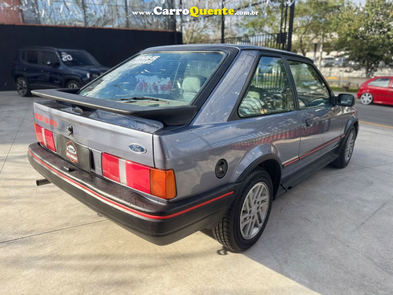 FORD   ESCORT XR3 1.8  1.6 BENETONFORM.LASER   CINZA 1989 1.8 ÁLCOOL - Loja