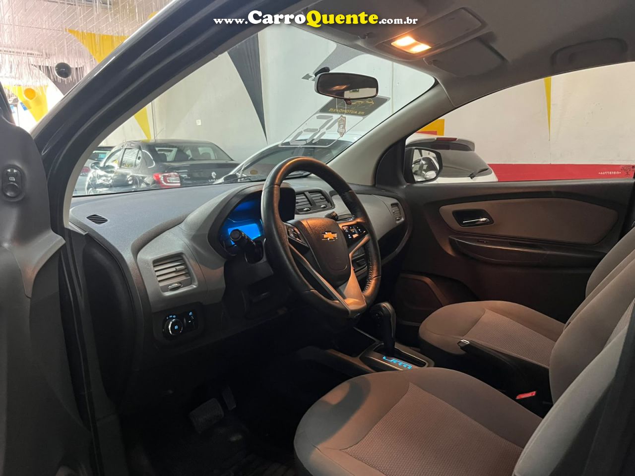 CHEVROLET   SPIN LTZ 1.8 8V ECONO.FLEX 5P AUT.   CINZA 2016 1.8 FLEX - Loja