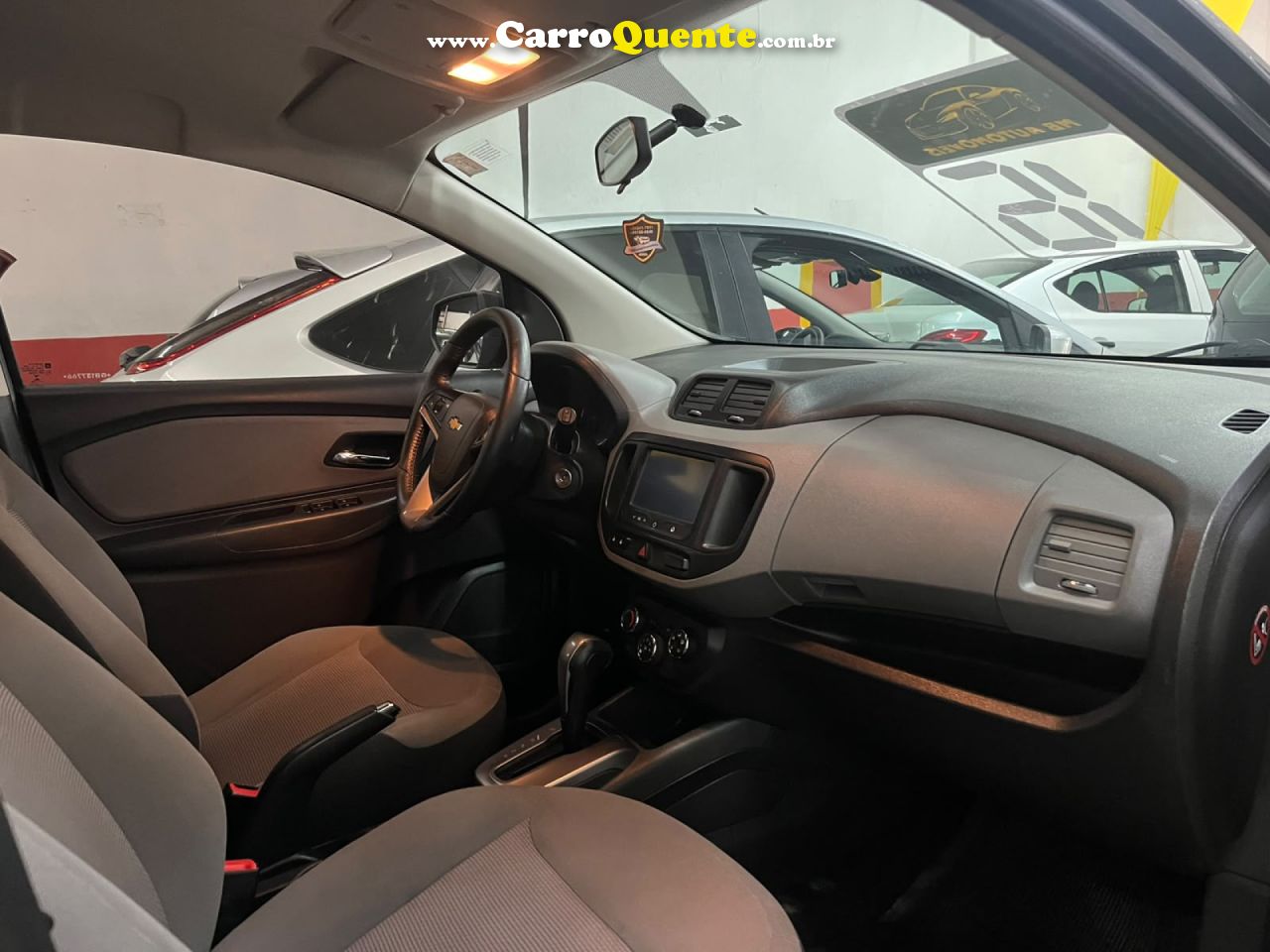 CHEVROLET   SPIN LTZ 1.8 8V ECONO.FLEX 5P AUT.   CINZA 2016 1.8 FLEX - Loja