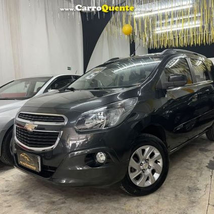 CHEVROLET   SPIN LTZ 1.8 8V ECONO.FLEX 5P AUT.   CINZA 2016 1.8 FLEX