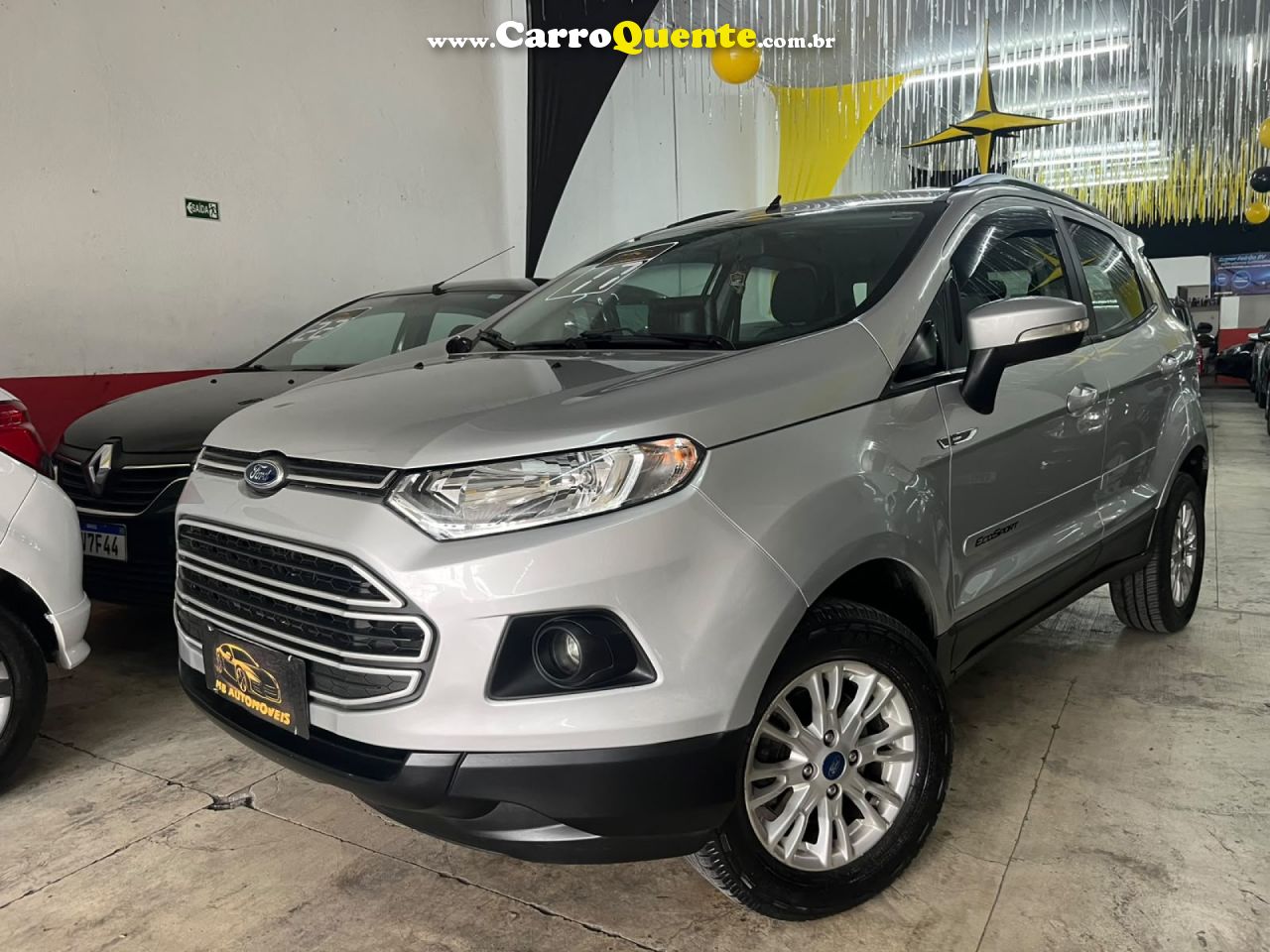 FORD   ECOSPORT SE 1.6 16V FLEX 5P AUT.   PRATA 2017 1.6 FLEX - Loja