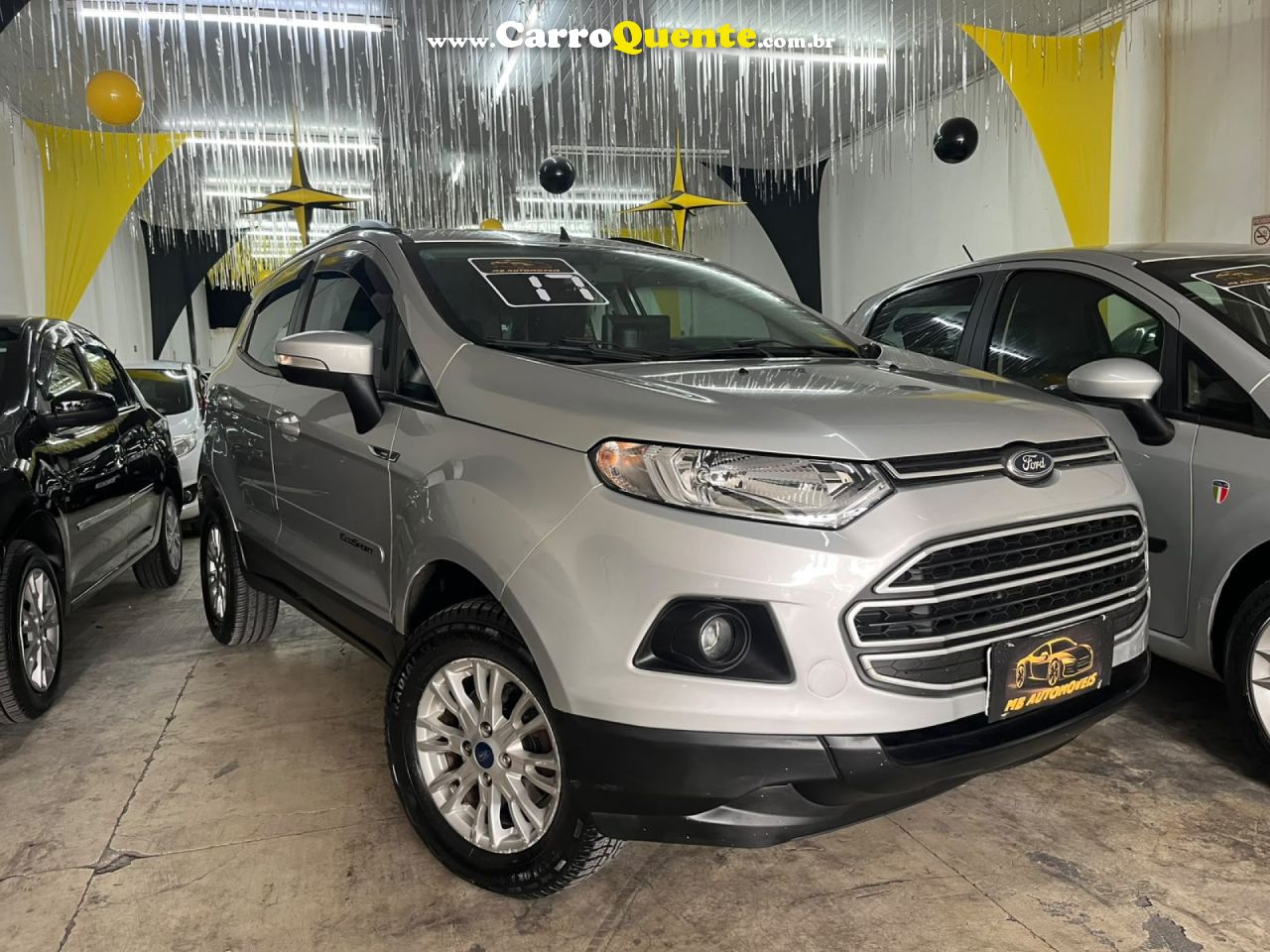 FORD   ECOSPORT SE 1.6 16V FLEX 5P AUT.   PRATA 2017 1.6 FLEX - Loja