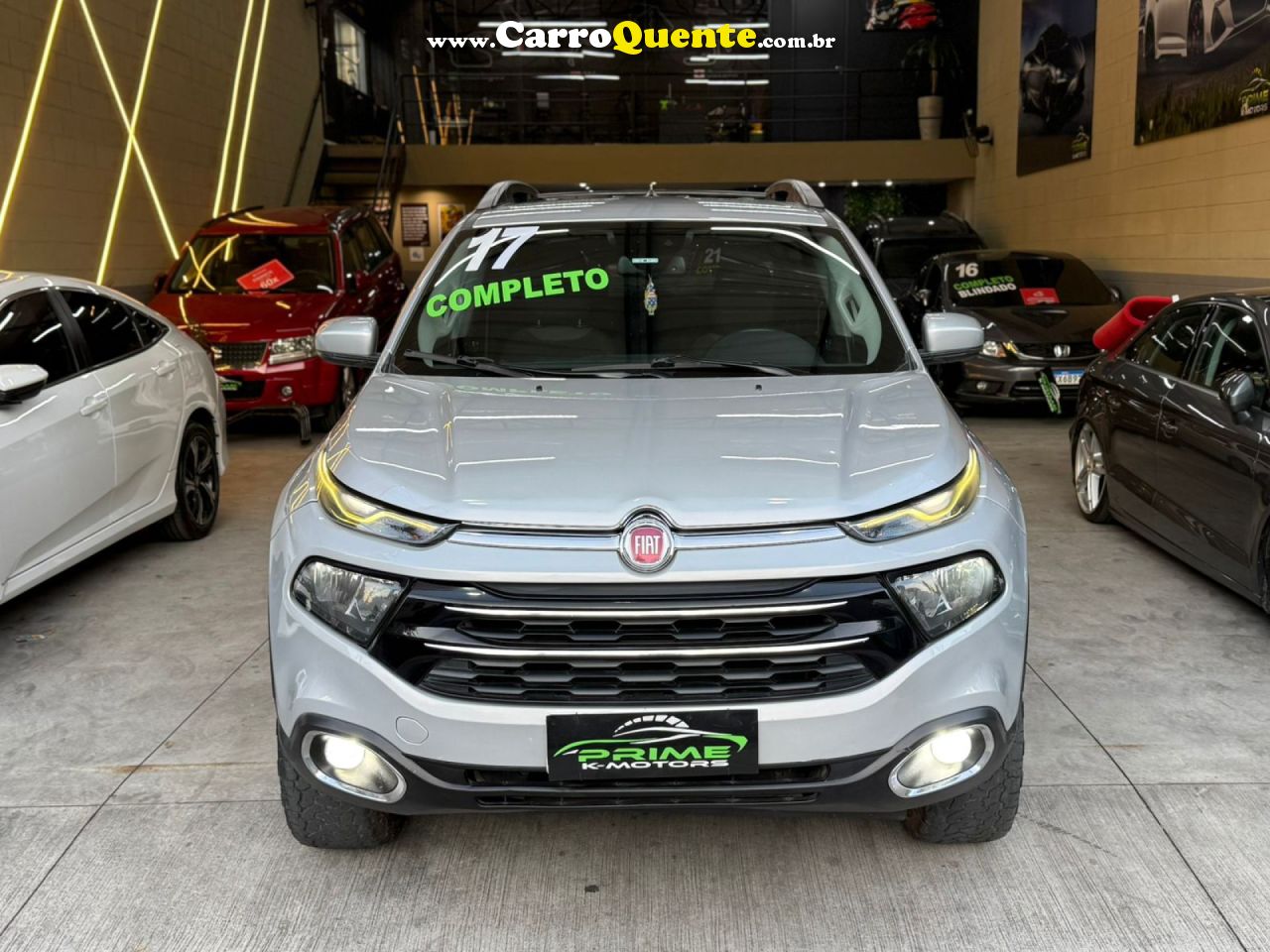 FIAT   TORO FREEDOM 1.8 16V FLEX AUT.   PRATA 2017 1.8 FLEX - Loja