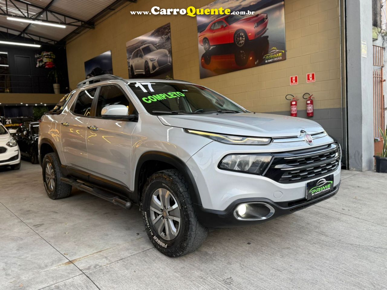 FIAT   TORO FREEDOM 1.8 16V FLEX AUT.   PRATA 2017 1.8 FLEX - Loja