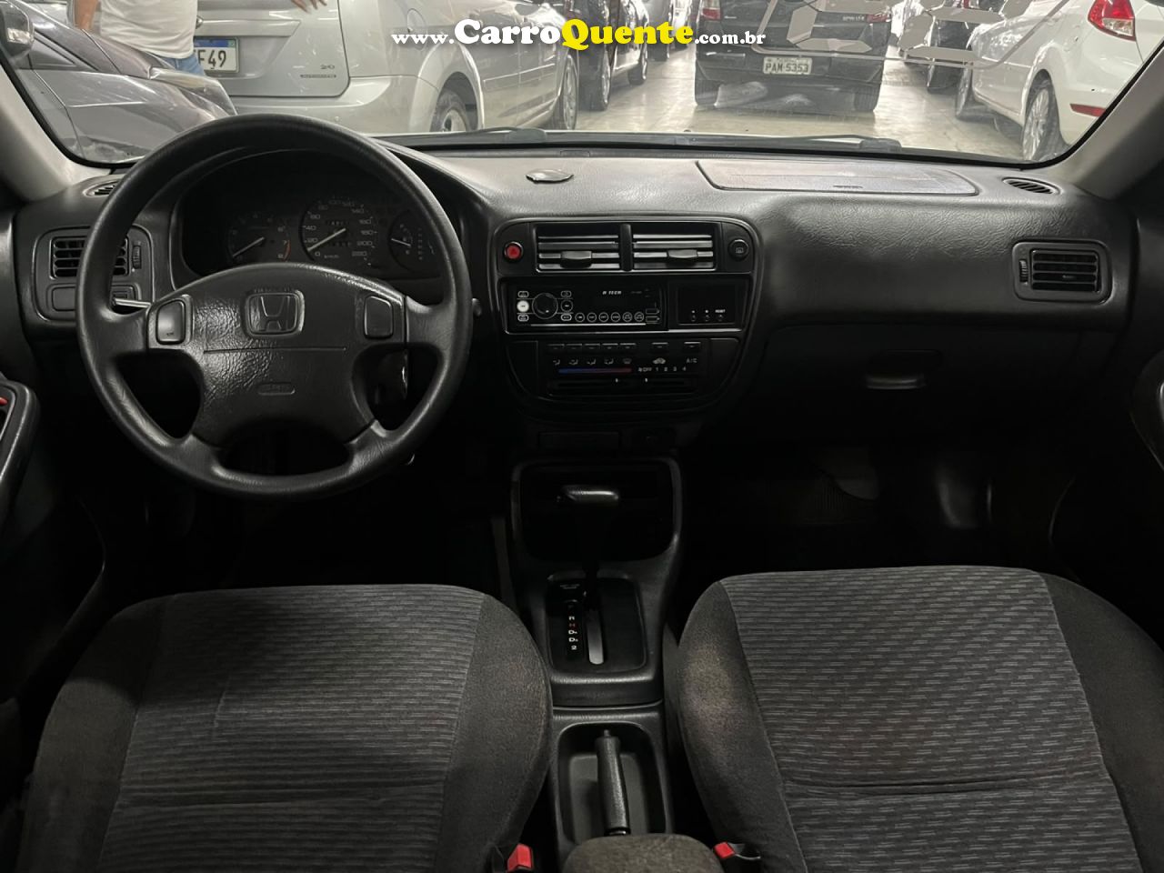 HONDA   CIVIC SEDAN LX 1.6 16V AUT. 4P   PRATA 1999 1.6 GASOLINA - Loja