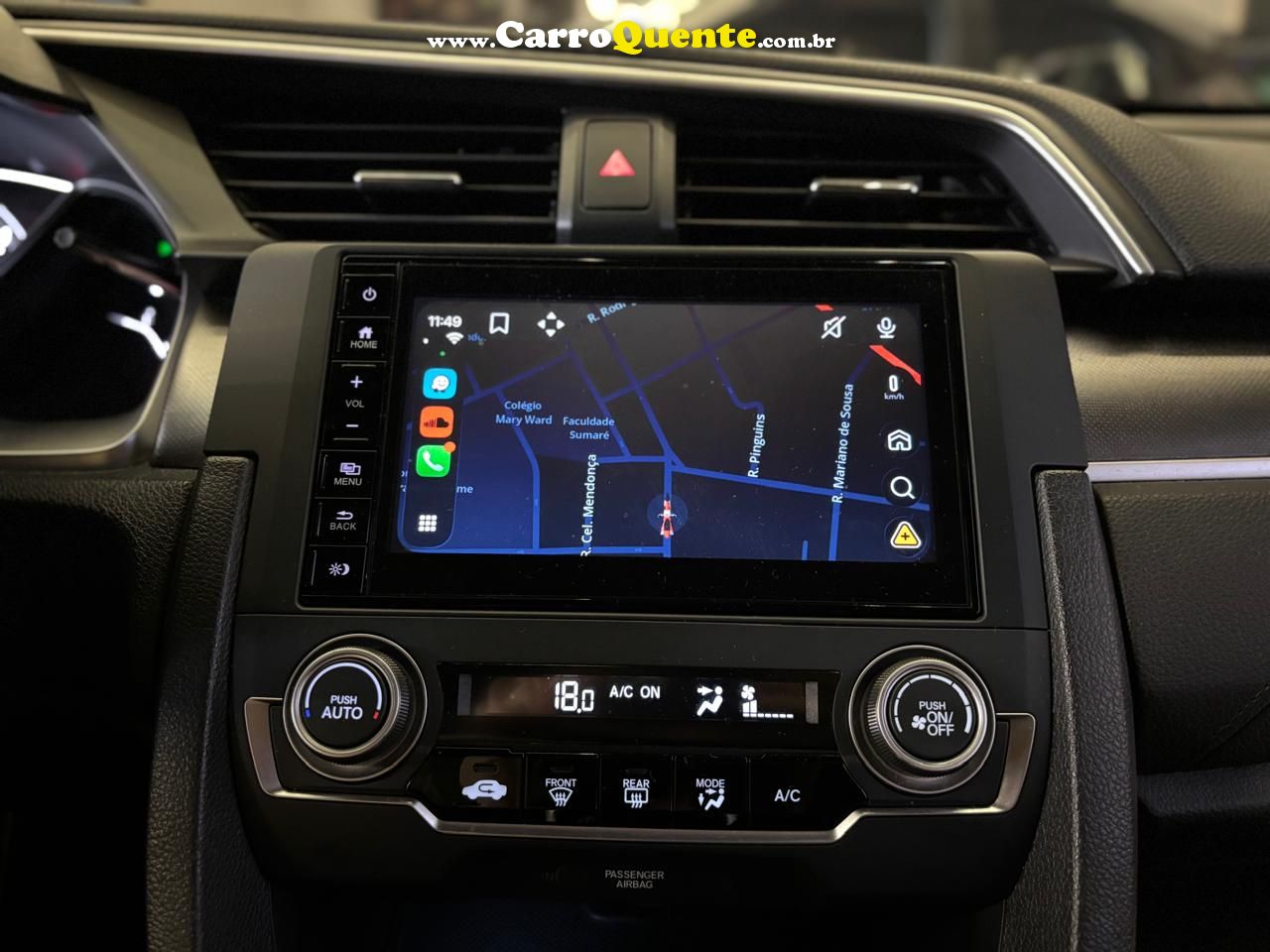 HONDA CIVIC 2.0 16V ONE EX 2018 - Loja