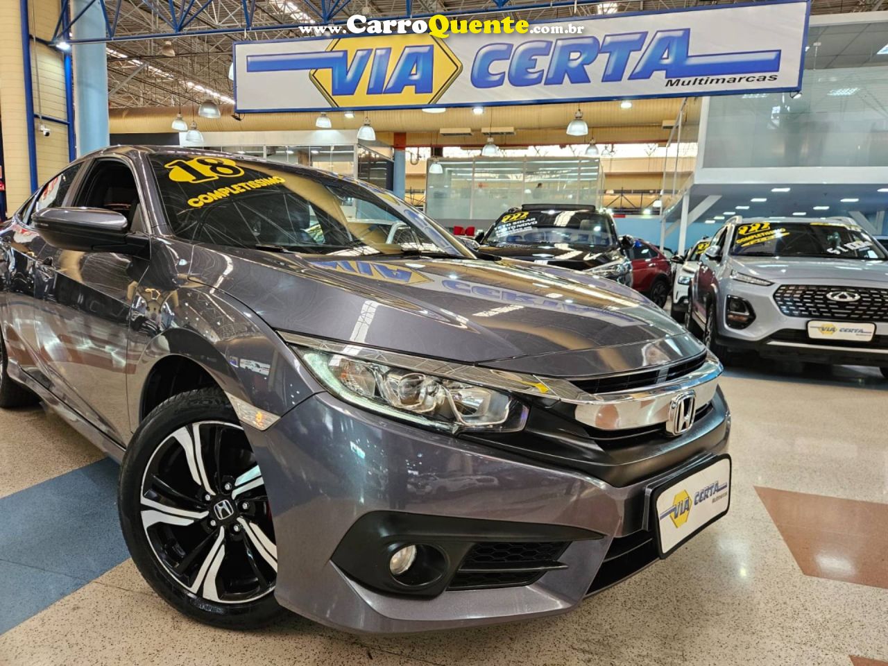 HONDA CIVIC 2.0 FLEXONE EX * Automático * 2018 - Loja