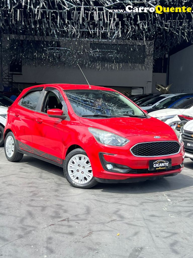 FORD   KA 1.0 SESE PLUS TIVCT FLEX 5P   VERMELHO 2019 1.0 FLEX - Loja