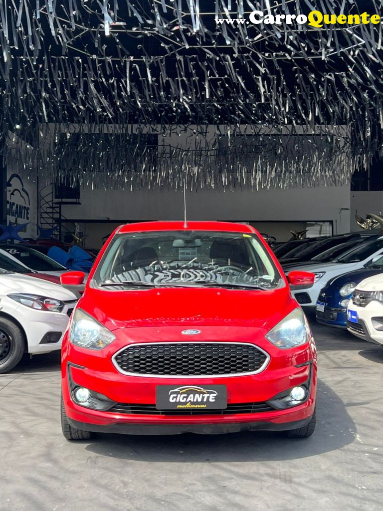 FORD   KA 1.0 SESE PLUS TIVCT FLEX 5P   VERMELHO 2019 1.0 FLEX - Loja