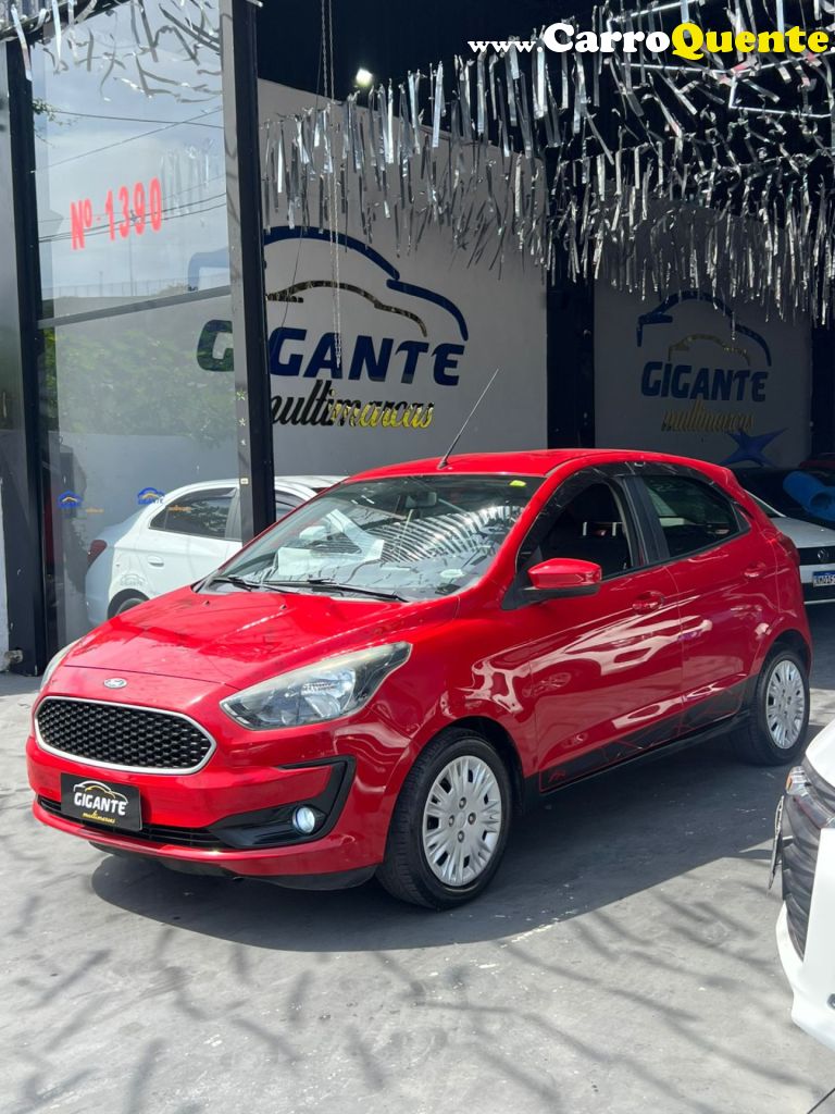 FORD   KA 1.0 SESE PLUS TIVCT FLEX 5P   VERMELHO 2019 1.0 FLEX - Loja