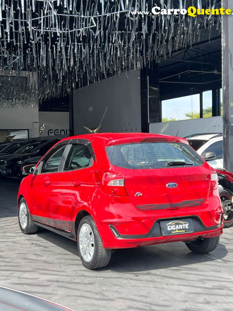 FORD   KA 1.0 SESE PLUS TIVCT FLEX 5P   VERMELHO 2019 1.0 FLEX - Loja